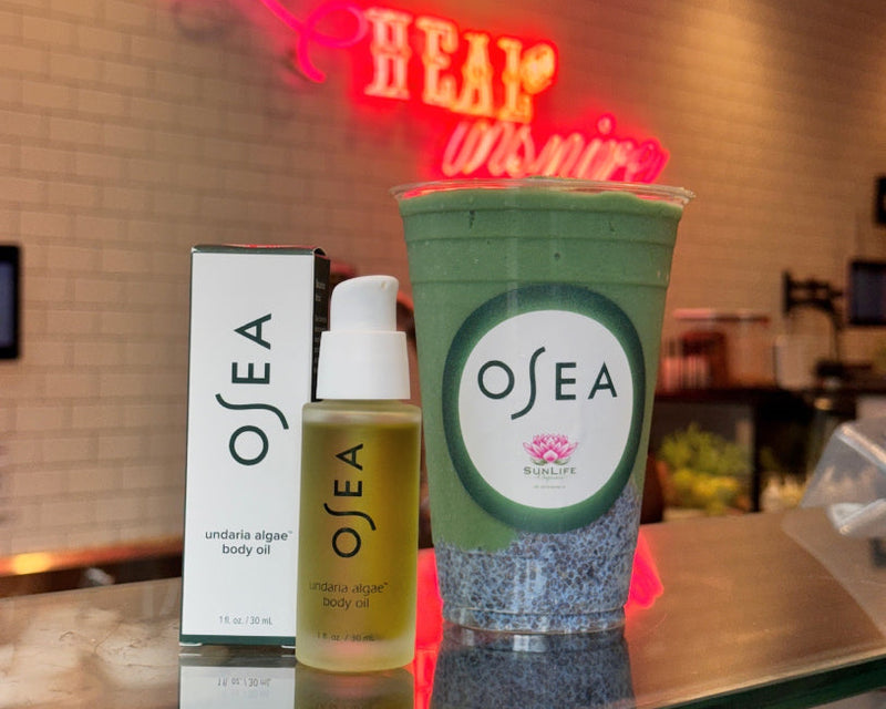 OSEA x SunLife Organics Smoothie Collaboration